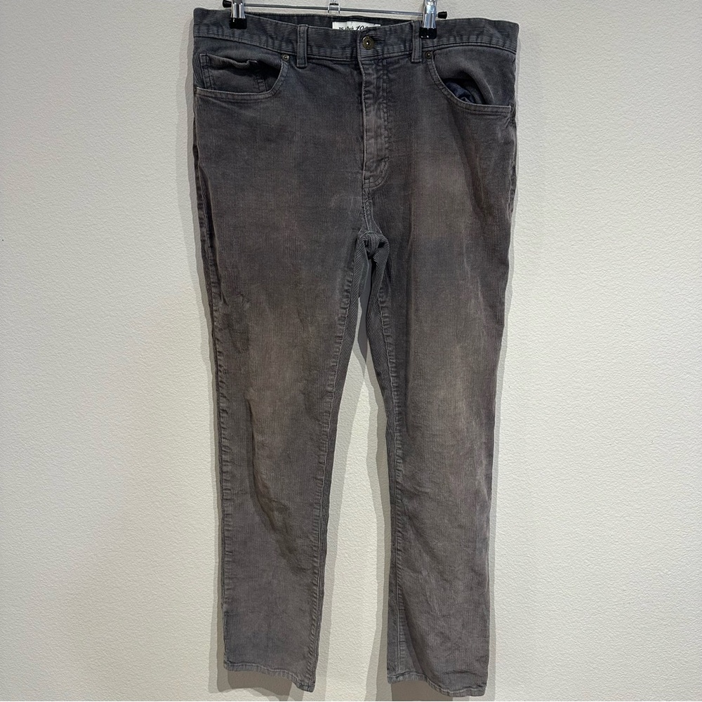 Jos. A. Bank 1905 Collection Gray Corduroy Trousers‎ Size 36